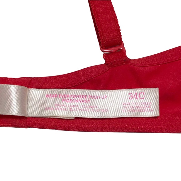 VS Pink Wear Everywhere Bra Red - Picture 8 of 10